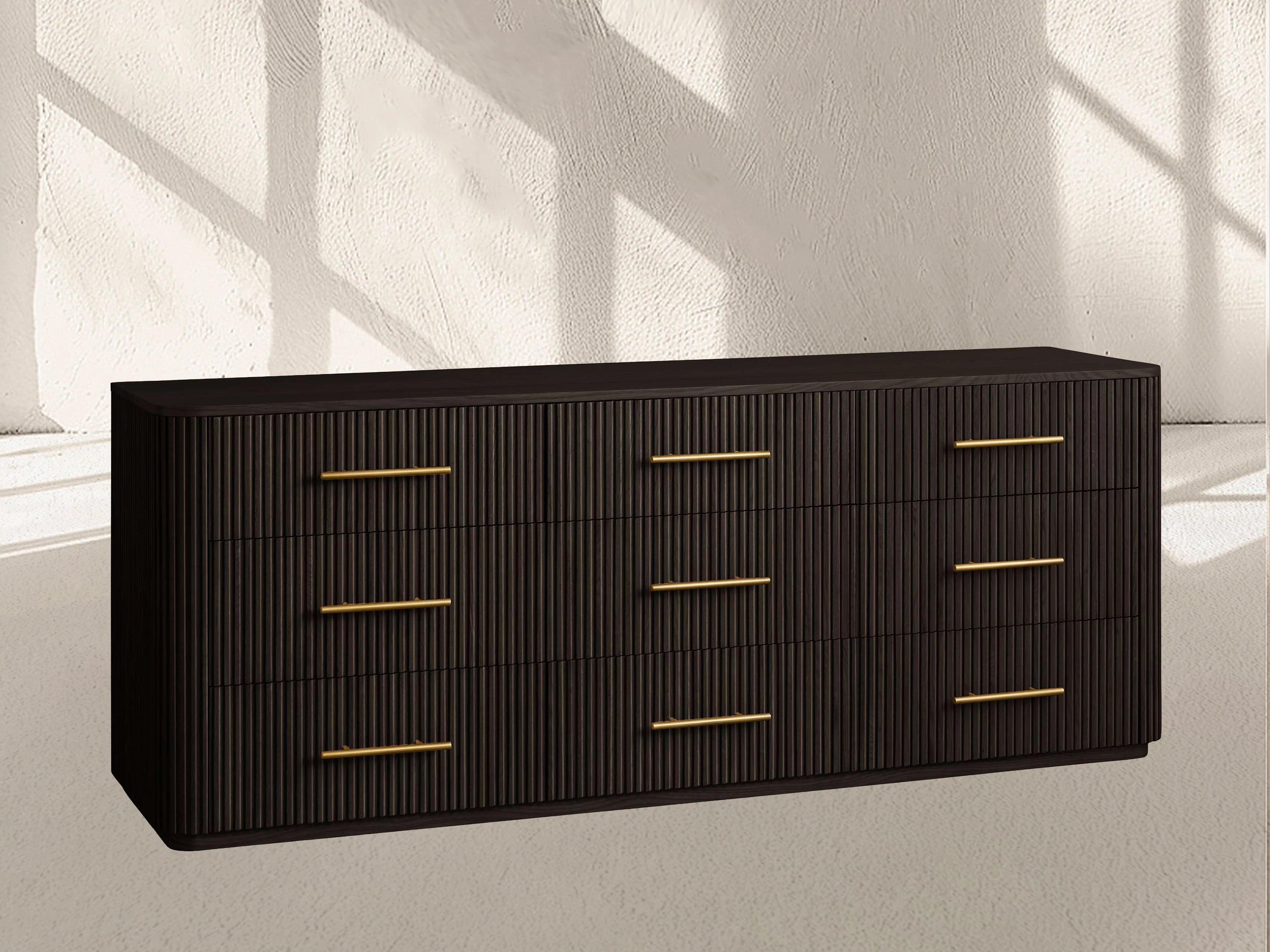Finnley Wood Nine-Drawer Dresser
