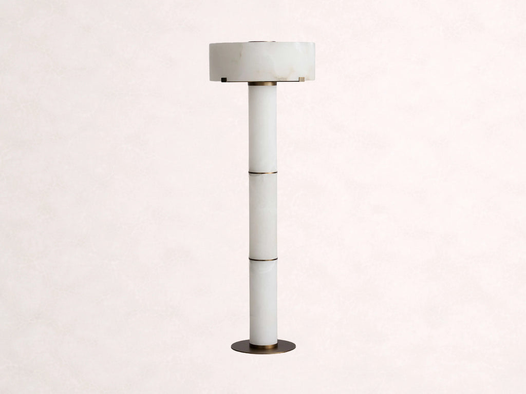 Chayla Alabaster Stone Floor Lamp 64-Inchh