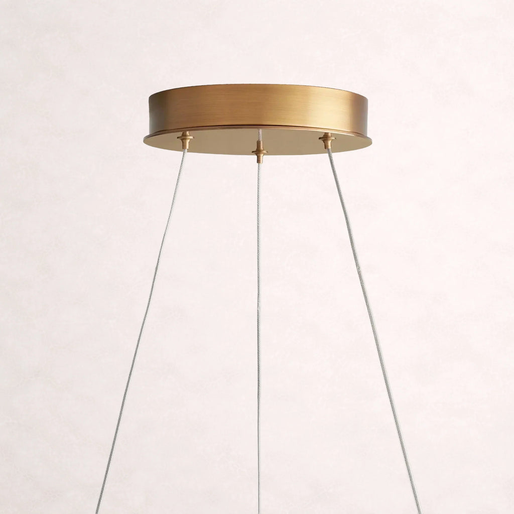 Lyla 2-Tiered Halo Chandelier