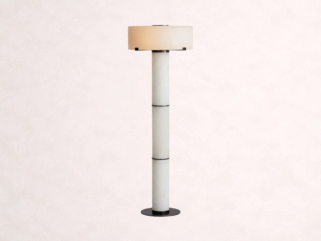 Chayla Alabaster Stone Floor Lamp 64-Inchh