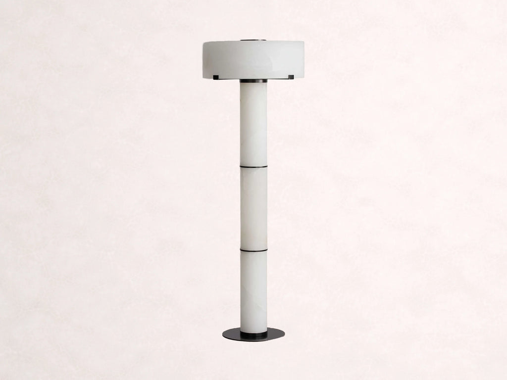 Chayla Alabaster Stone Floor Lamp 64-Inchh