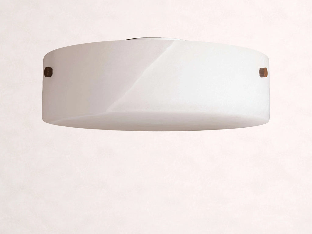 Chayla Alabaster Stone Flushmount