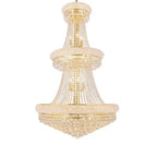 Kaler Elegant Luxury Living Room Three Tier Crystal Chandelier 30-Inch