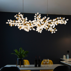 Modern Artistic Linear Elegant Grape Extra Large Branch Chandelier