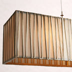 Art Glass Jeunet Rectangular Chandelier