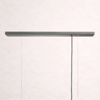 Art Glass Jeunet Rectangular Chandelier