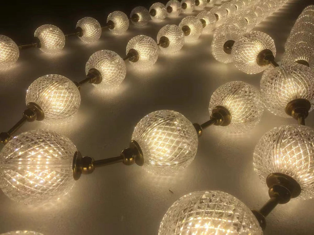 Modern Creative Pearl Necklace Chandelier for Living Room / staircase / foyer / entryway