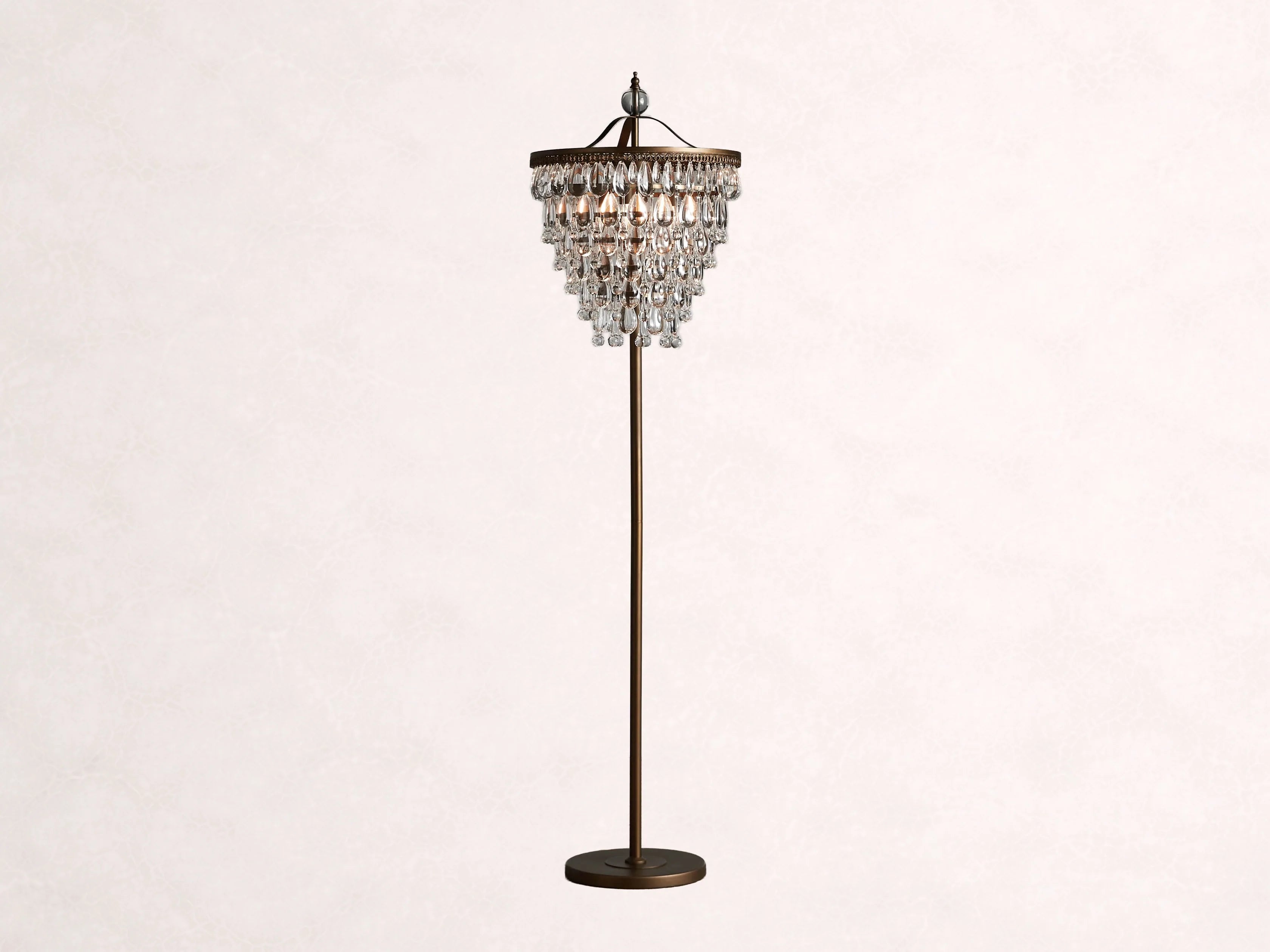 Anabella Crystal Floor Lamp 67-Inchh