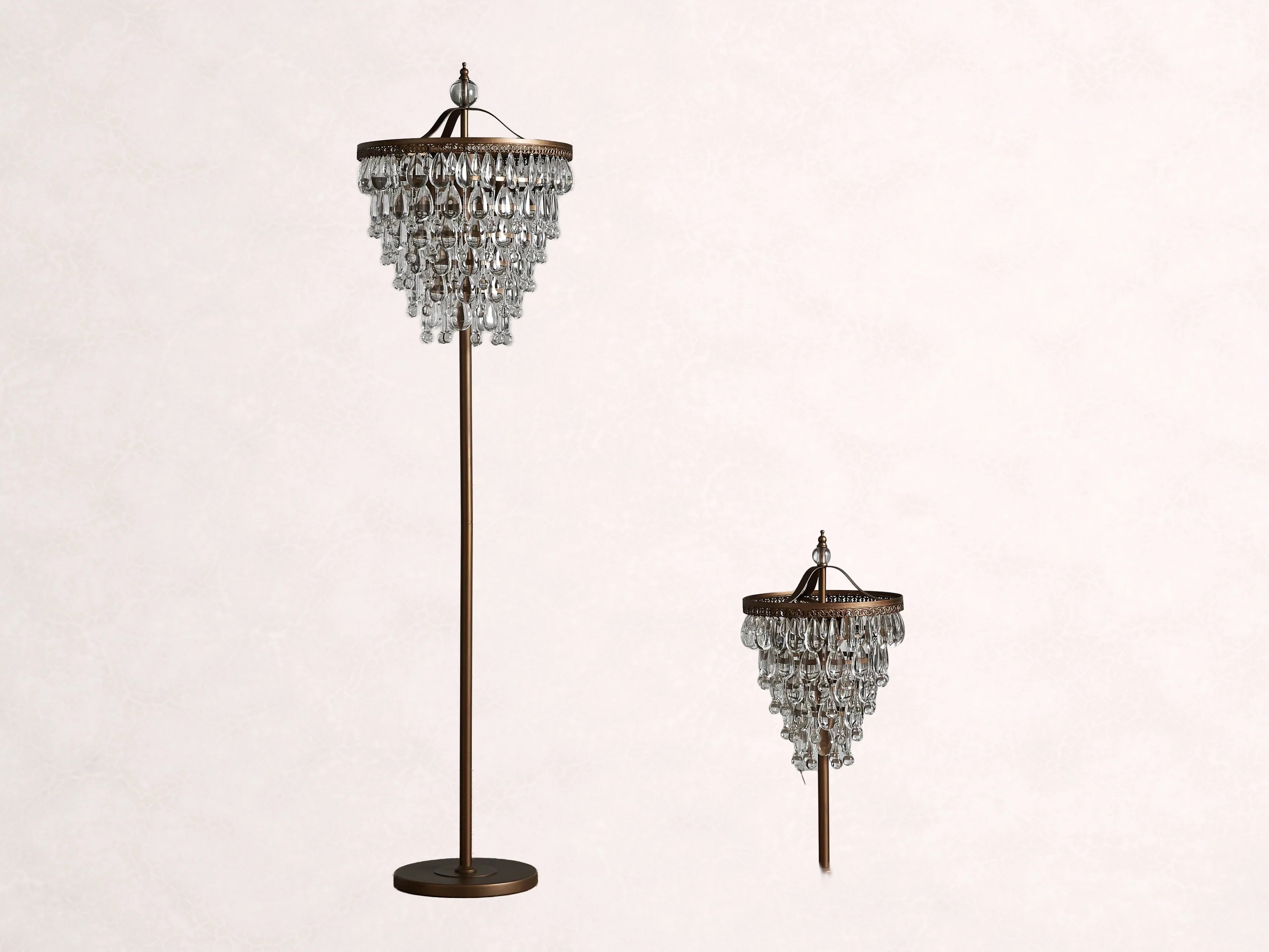 Anabella Crystal Floor Lamp 67-Inchh