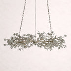 Crystal Flowers Fiore Linear Chandelier