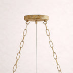 Crystal Flowers Fiore Linear Chandelier