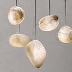 Alabaster Natural Stone Pendant, Creative Pendant Light