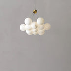 Alabaster Globe Art Pendant Light
