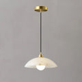 Alabaster Dome Pendant Light, Hanging Light for Living Room