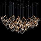 Arqelle Linear Tube Scatter Chandelier