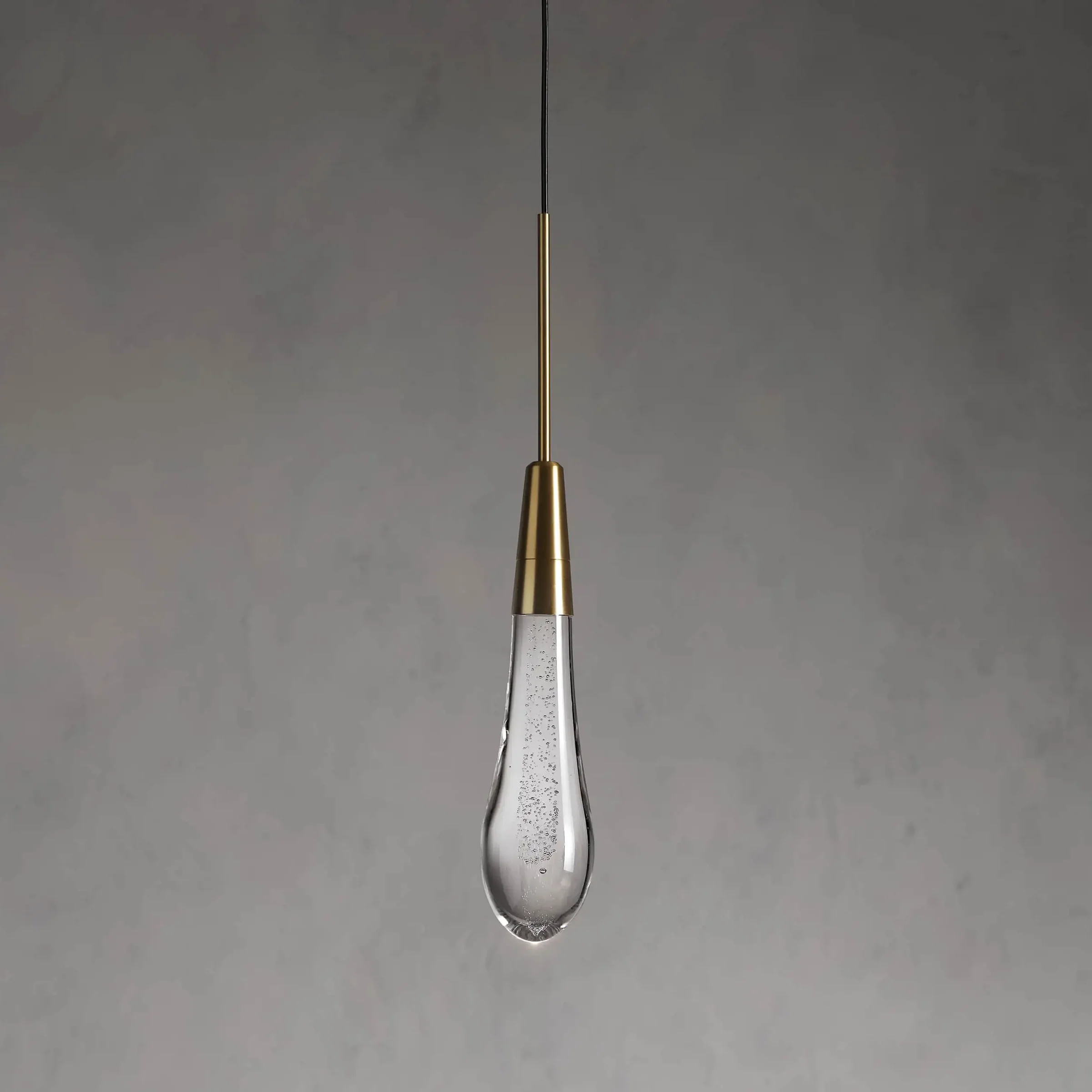Soltaire Crystal Pendant 1 Light 2 Lights