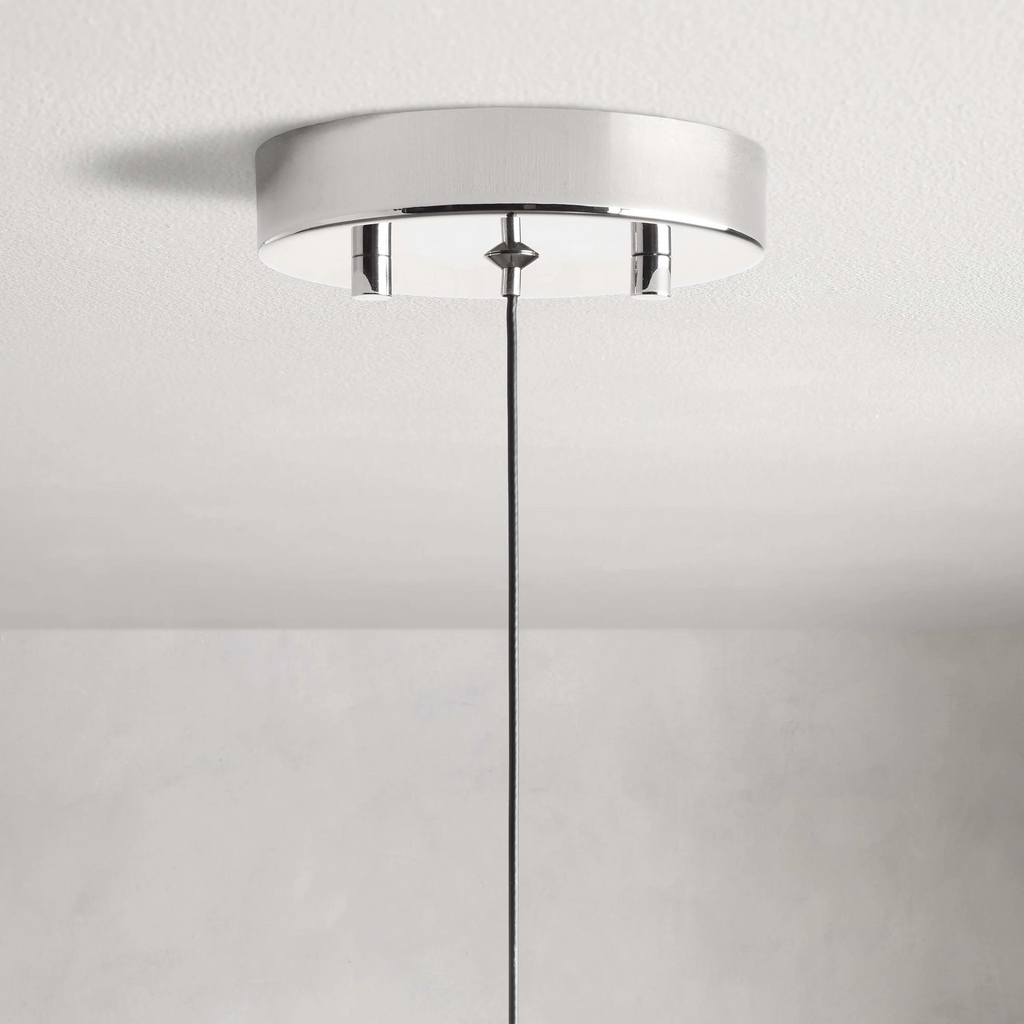 Soltaire Crystal Pendant 1 Light 2 Lights