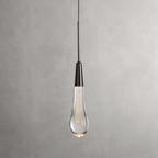Soltaire Crystal Pendant 1 Light 2 Lights