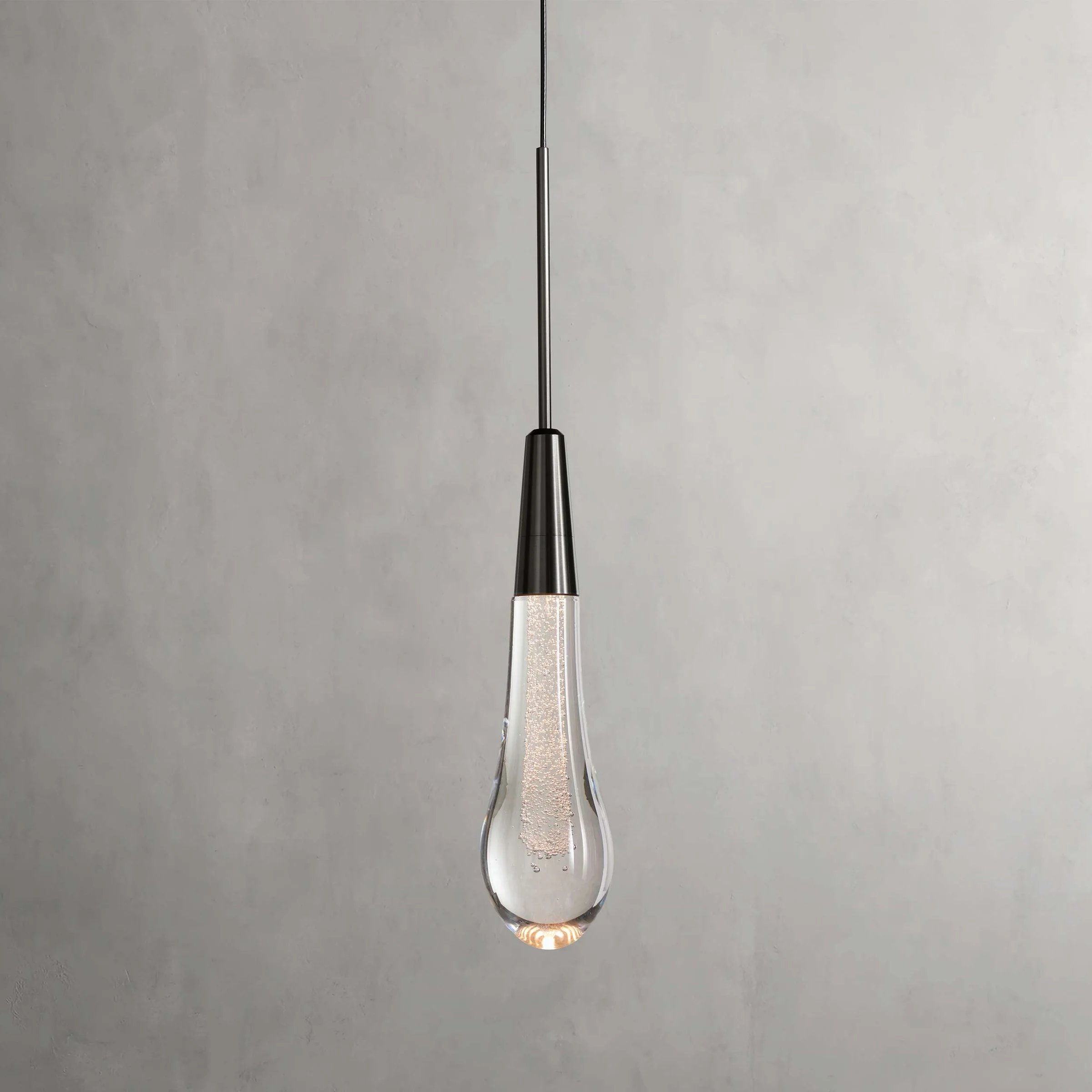 Soltaire Crystal Pendant 1 Light 2 Lights