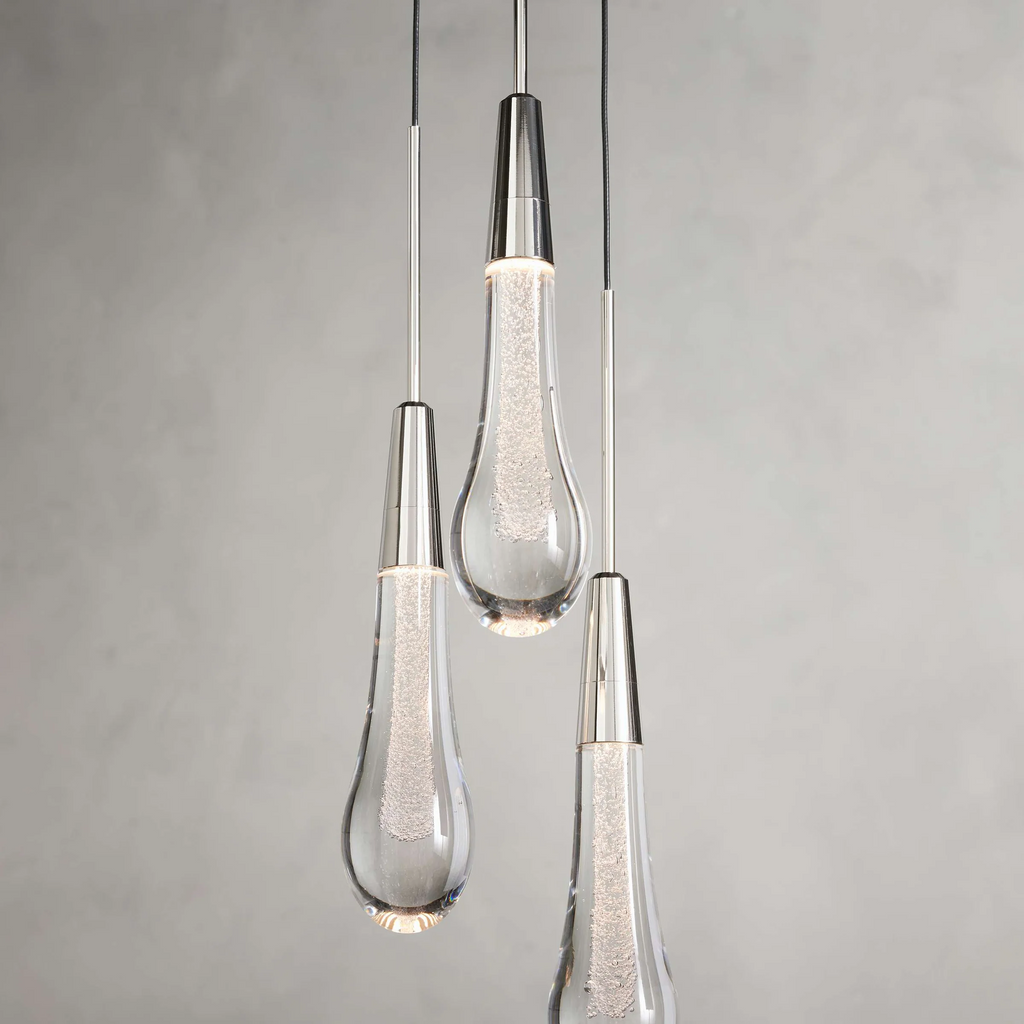 Soltaire Cluster Crystal Pendant 3 Light 5 Light 7light
