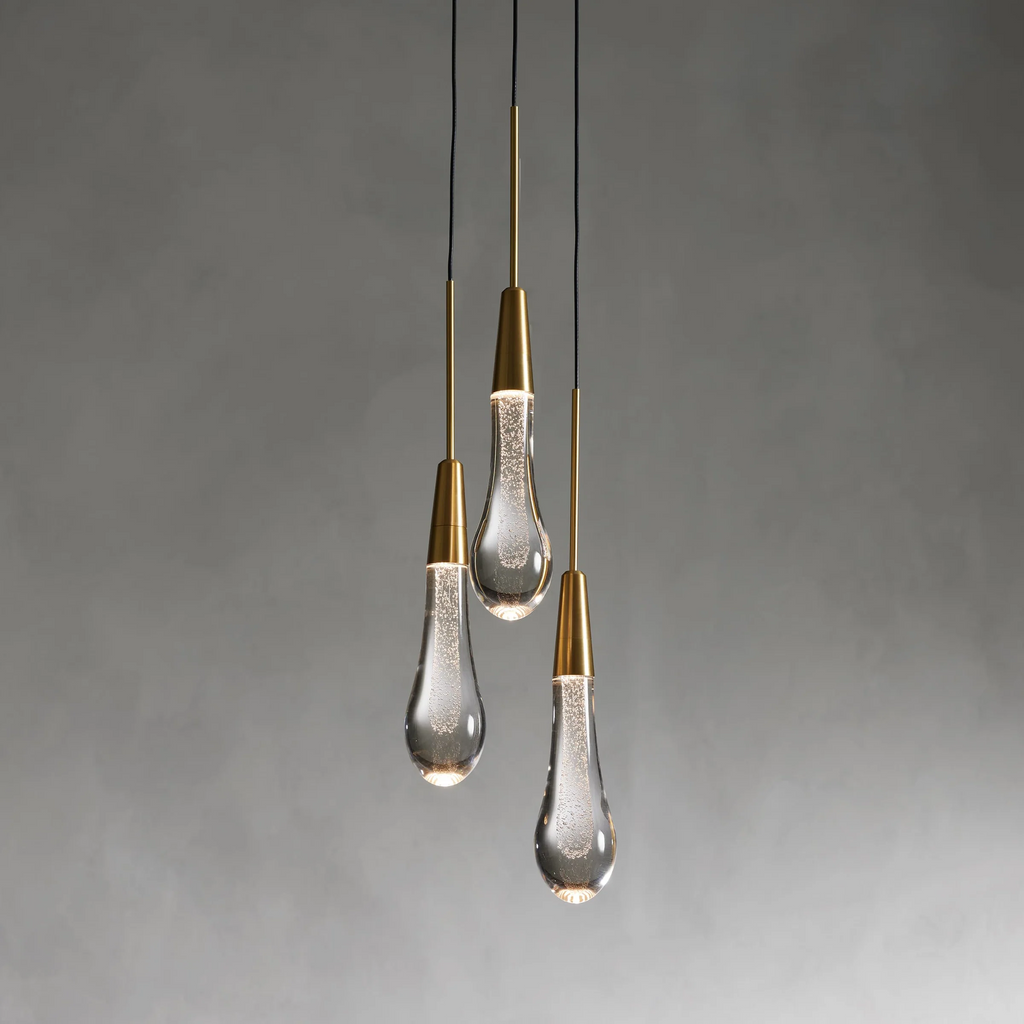 Soltaire Cluster Crystal Pendant 3 Light 5 Light 7light