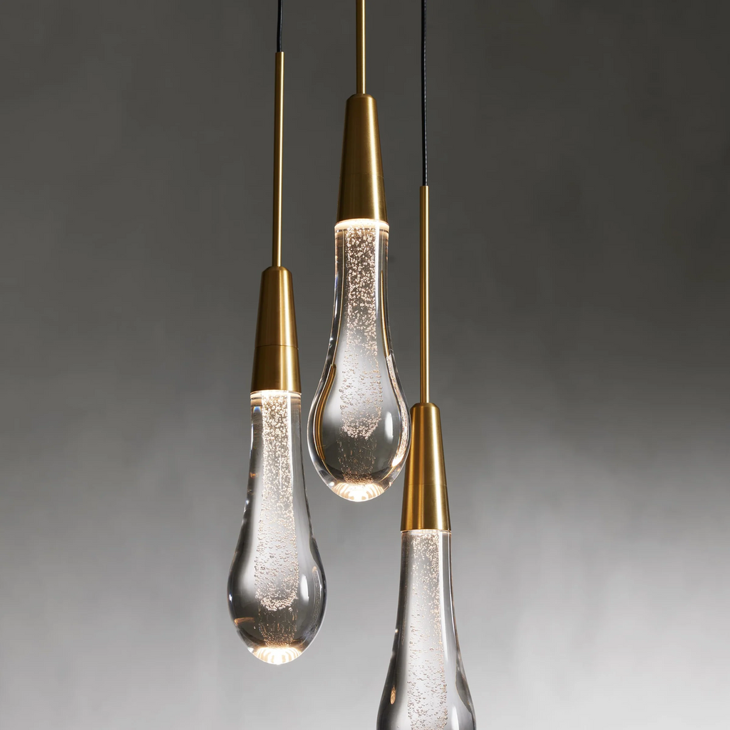 Soltaire Cluster Crystal Pendant 3 Light 5 Light 7light