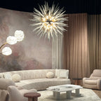 Modern Sputnik Sphere Crystal Chandelier for Low-Ceiling
