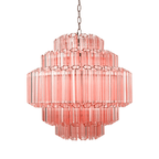 Pink Palermo Murano Chandelier