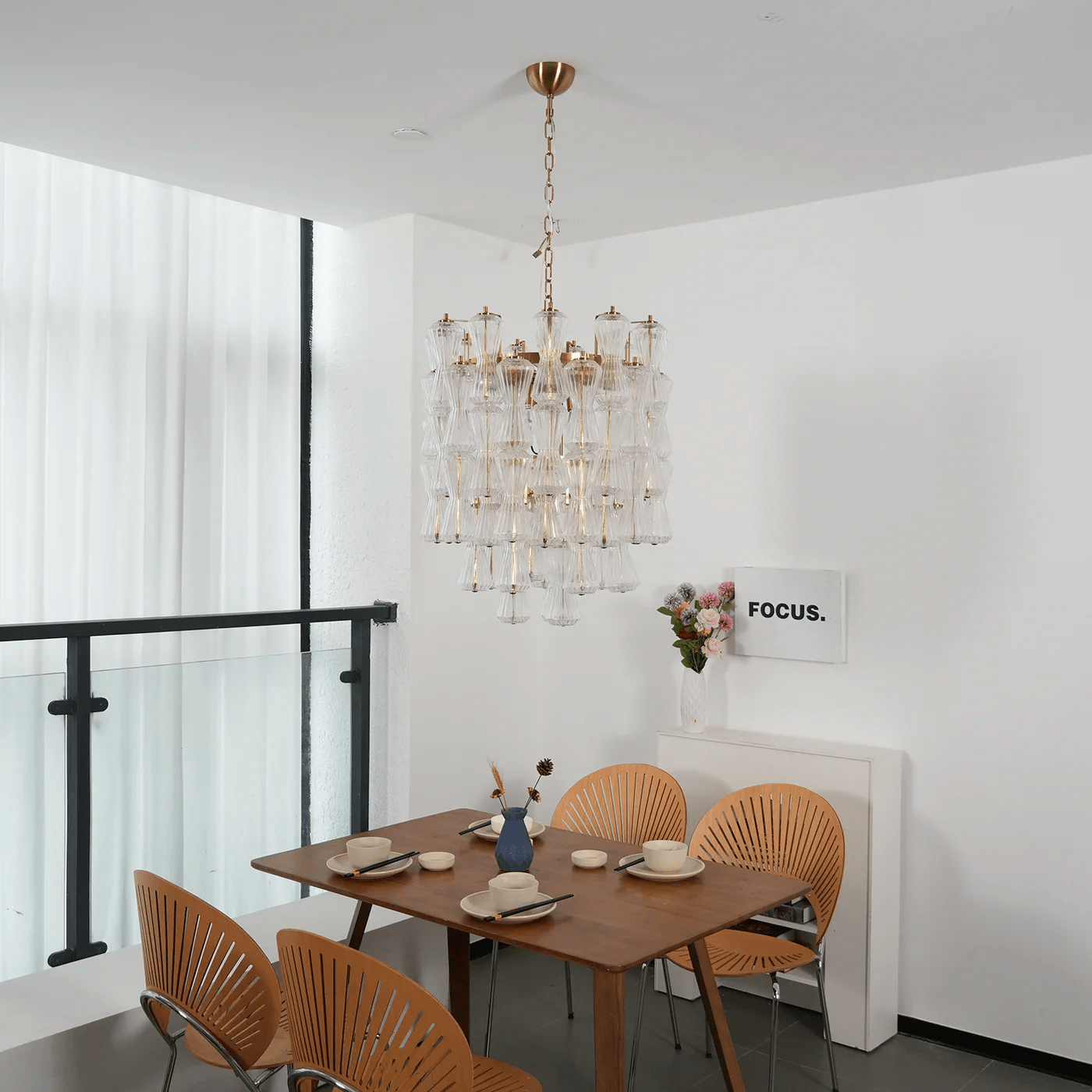 Florenzia Murano Glass Chandelier