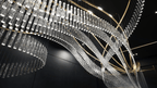 Rivella Cascade Fringe Crystal Chandelier
