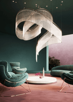 Rivella Cascade Fringe Crystal Chandelier