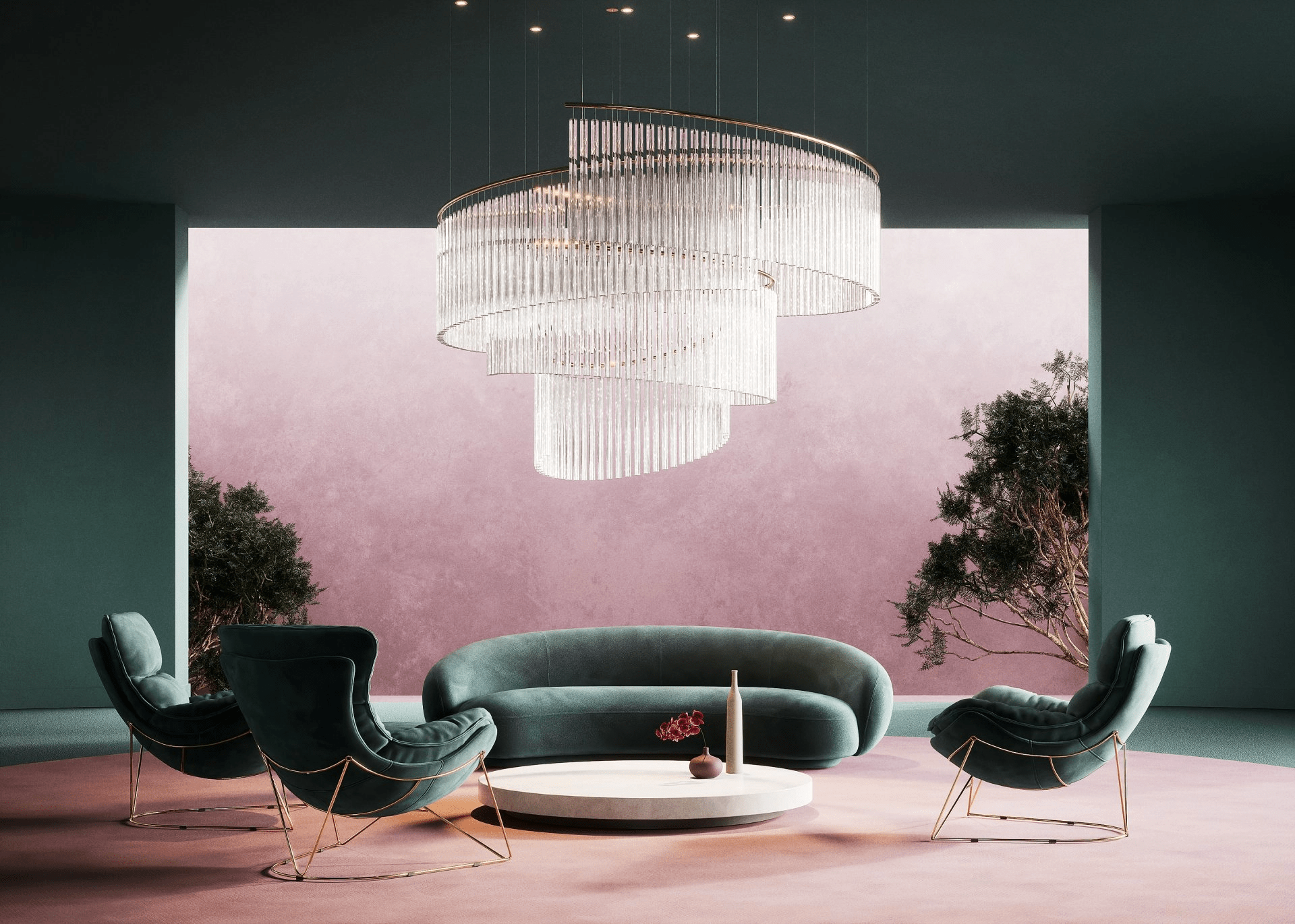 Crystal Spin Customize Chandelier