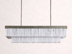 Cameron Rectangular Alabaster Chandelier