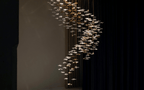 Tidal Stair Crystal Spiral Chandelier