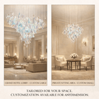 Galaxy Iris Iridescent Blossom Chandelier
