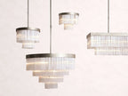 Cameron 2 Tier Selenite Chandelier