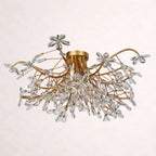 Crystal Flowers Fiore Flushmount 32''