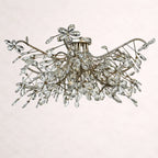 Crystal Flowers Fiore Flushmount 32''