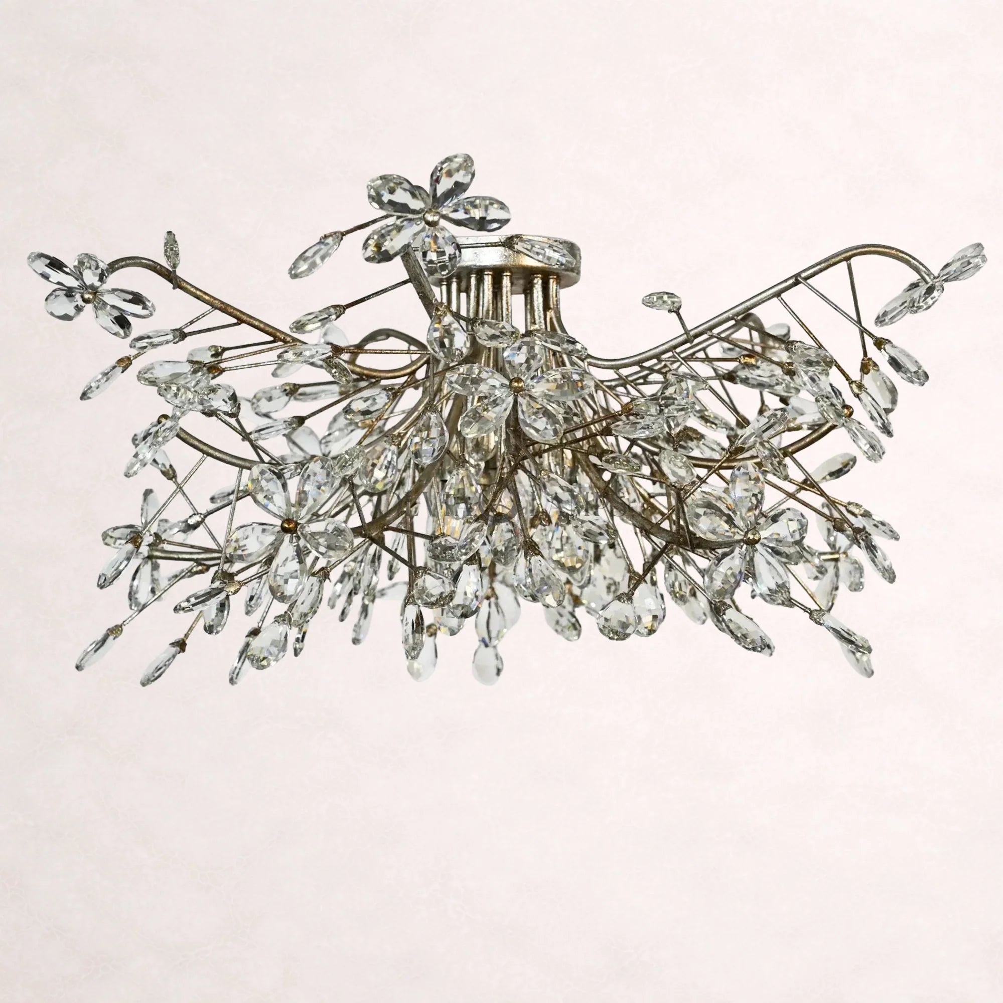 Crystal Flowers Fiore Flushmount 32''