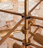 Iona Glass Chandelier 25-Inchw