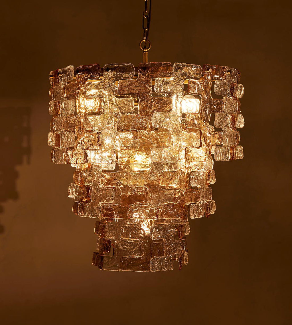 Iona Glass Chandelier 25-Inchw