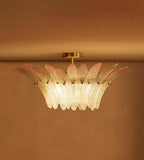 Treviso Semi-Flush, Pink