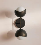 Seed Blackened Brass Wall Light 12-Inchh