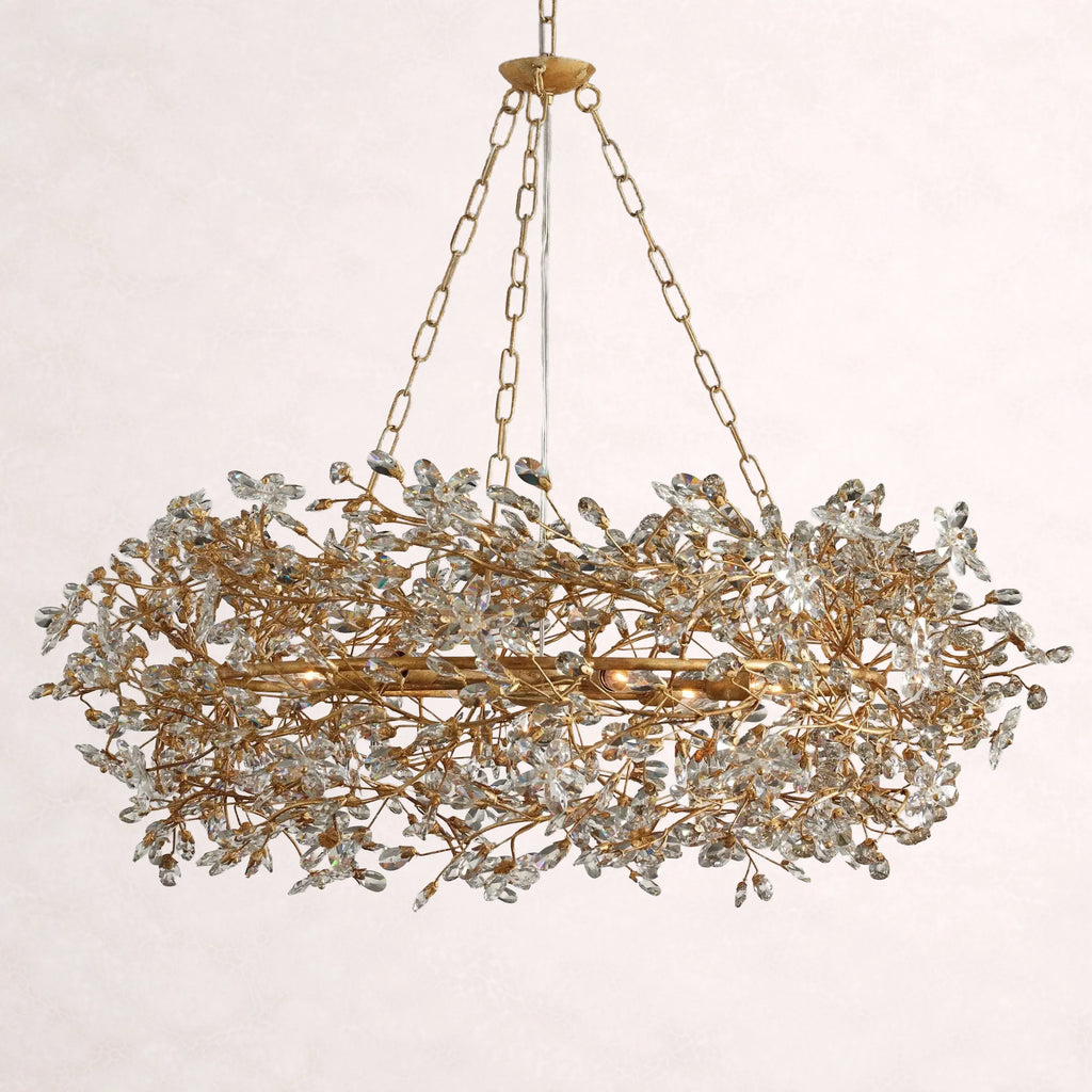 Fiore Crown Chandelier 32"