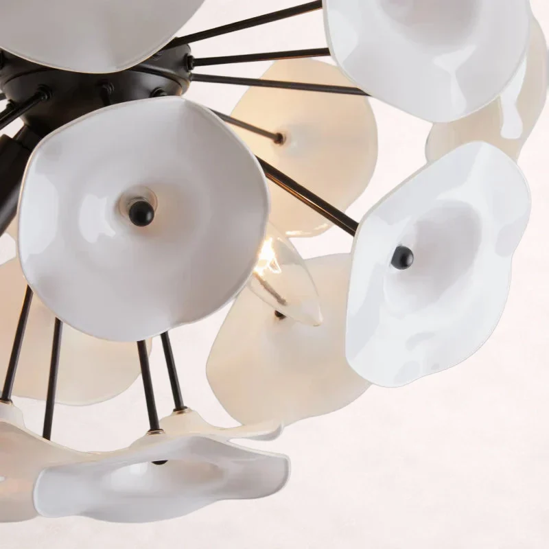 Lily Flushmount in Black