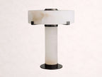Chayla Alabaster Table Lamp in Bronze