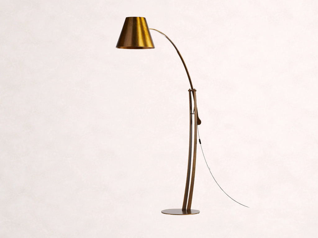 Arcadia Bronze Arc Floor Lamp