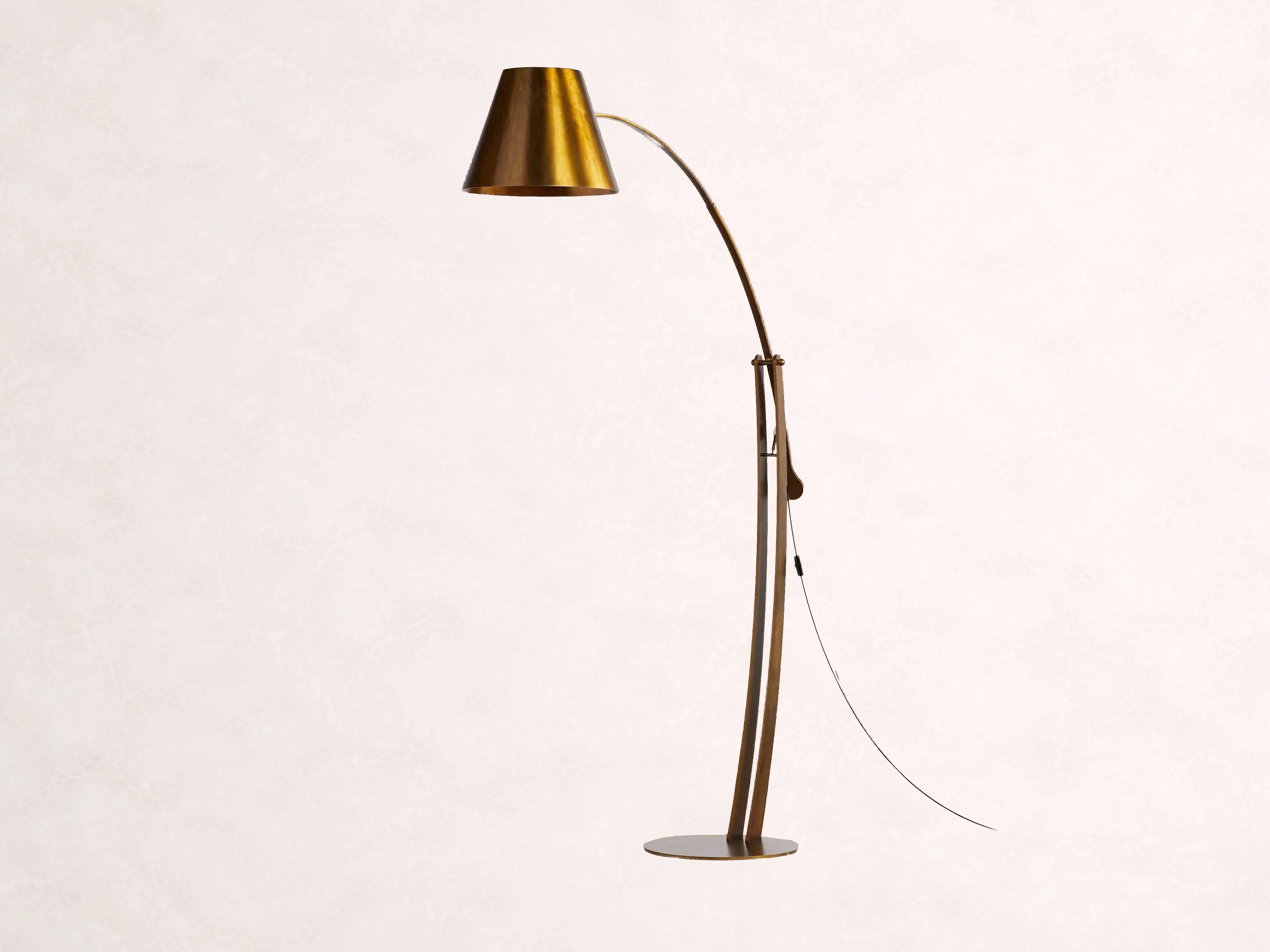 Arcadia Bronze Arc Floor Lamp