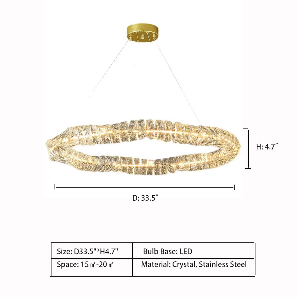 Post Modern Light Luxury Creative Crystal Chandelier for Living / dining Room