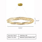 Post Modern Light Luxury Creative Crystal Chandelier for Living / dining Room